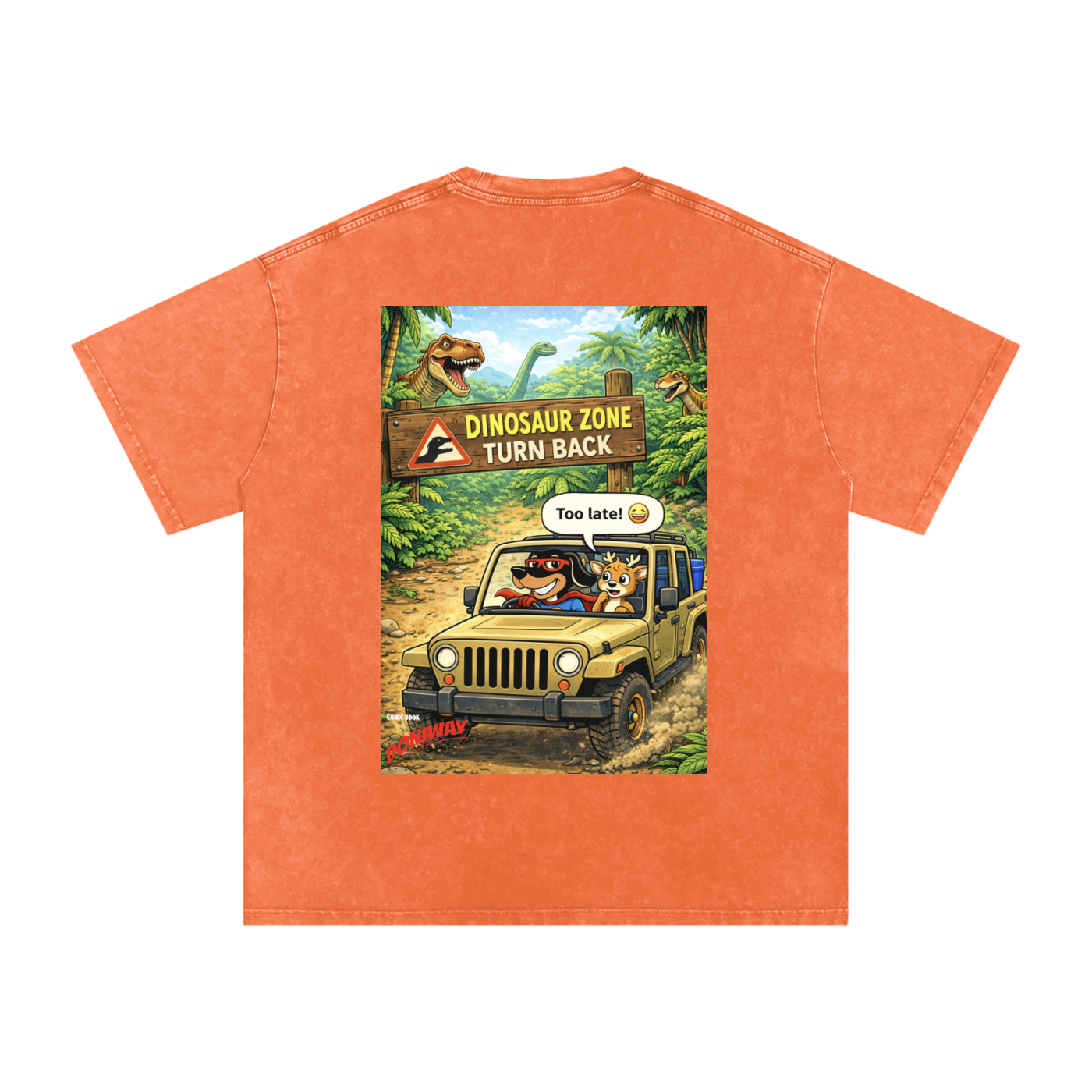DONI PARK | Snow Washed Oversized Cotton T-Shirt