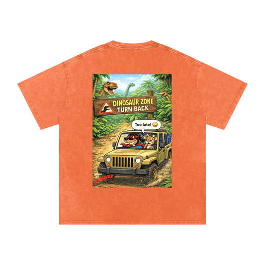 DONI PARK | Snow Washed Oversized Cotton T-Shirt